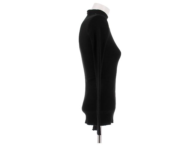 Maglione a collo alto nero Rick Owens - vista 3