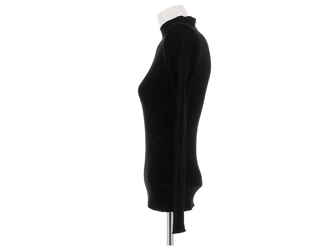 Maglione a collo alto nero Rick Owens - vista 4
