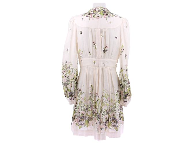 Vestido de lino floral Zimmermann Multicolor - vista 2