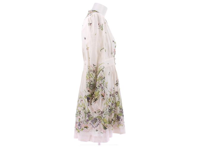 Vestido de lino floral Zimmermann Multicolor - vista 3