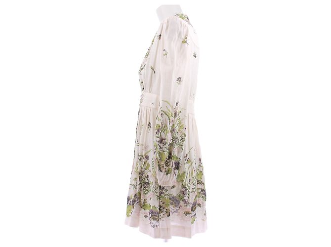 Vestido de lino floral Zimmermann Multicolor - vista 4