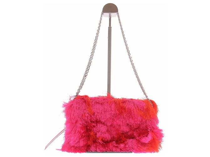 Roger Vivier Borsa rosa arancione con frange - vista 2