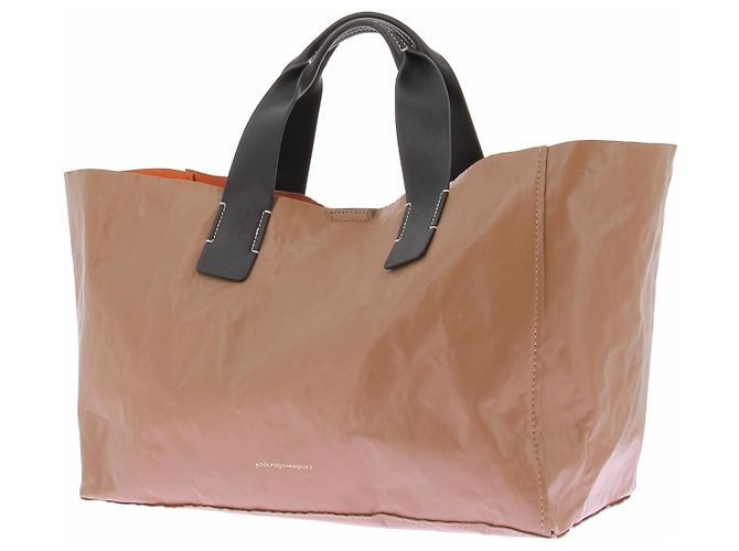 Borsa a mano Adolfo Dominguez in pelle marrone - vista 5