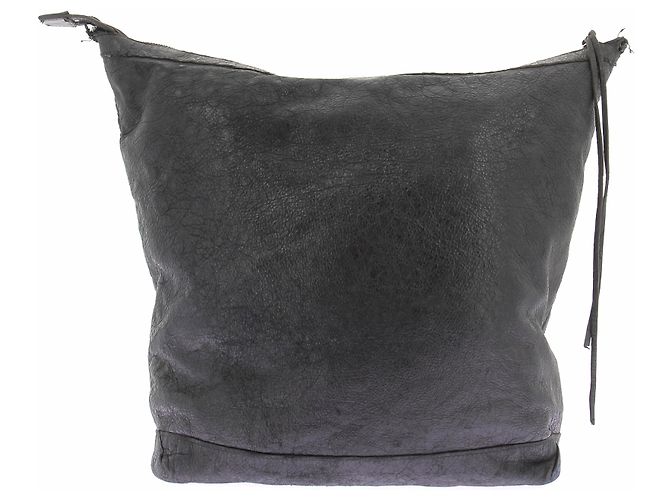 Balenciaga Borsa "Day" grigio antracite - vista 2