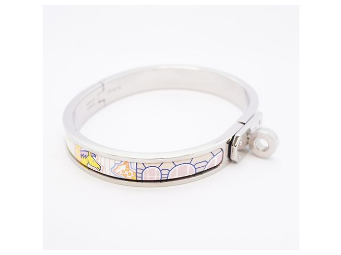 Bracciale Mini Click Kelly Faubourg di Hermès Argento Multicolore - vista 2