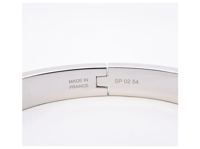 Bracciale Mini Click Kelly Faubourg di Hermès Argento Multicolore - vista 6