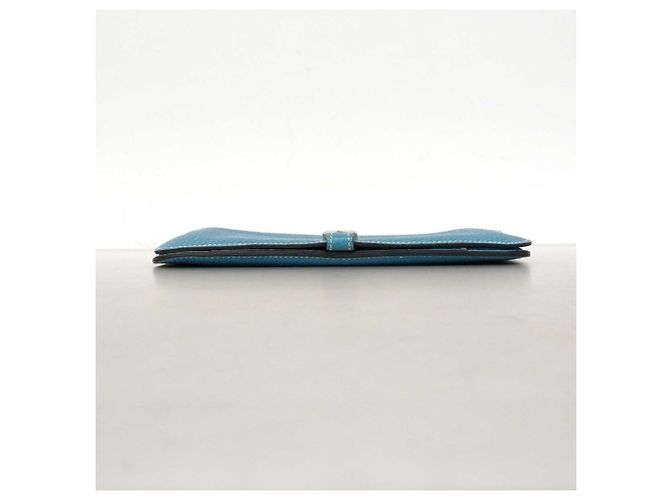 Cartera Larga Dogon GM de Hermès en Azul Jean - vista 3