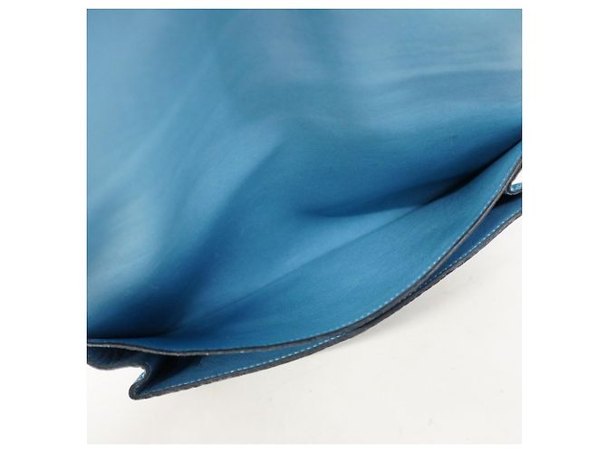 Cartera Larga Dogon GM de Hermès en Azul Jean - vista 4