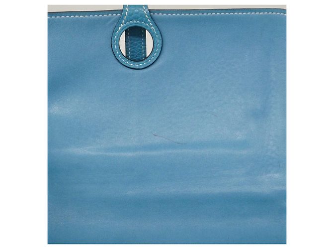 Cartera Larga Dogon GM de Hermès en Azul Jean - vista 7