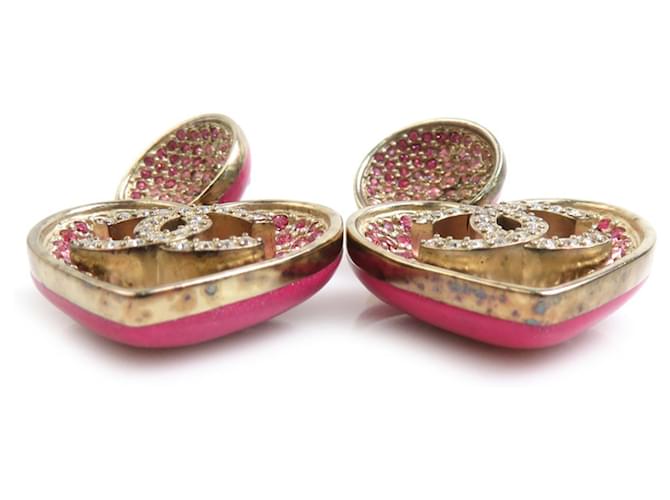 Orecchini a clip oro e rosa Chanel D'oro - vista 4