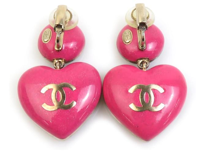 Orecchini a clip oro e rosa Chanel D'oro - vista 5