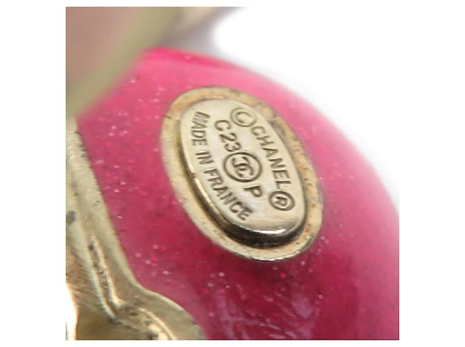 Orecchini a clip oro e rosa Chanel D'oro - vista 8