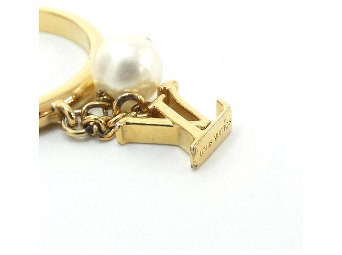 LV Iconic Louisa L Band Ring von Louis Vuitton Weiß Golden - Ansicht 3