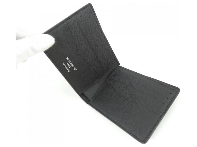 Portafoglio Slender Monogram Eclipse di Louis Vuitton Nero Monogramma - vista 2