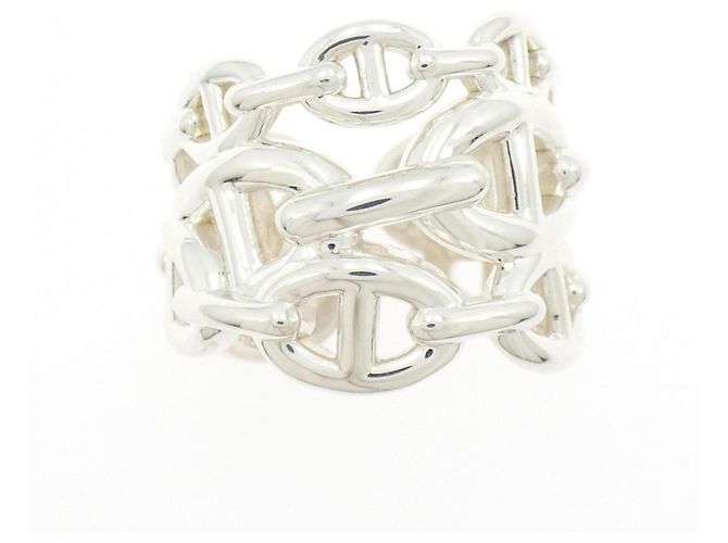 Hermès Chaine d'Ancre Enchainée Ring Silber - Ansicht 2