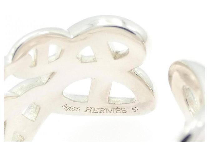Hermès Chaine d'Ancre Enchainée Ring Silber - Ansicht 4