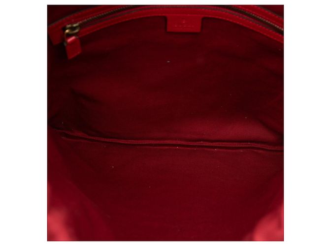 Gucci Low-Ring Medium Backpack White Red Blue - view 4