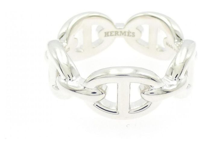 Hermès Chaine d'Ancre Enchainée Ring Silber - Ansicht 2