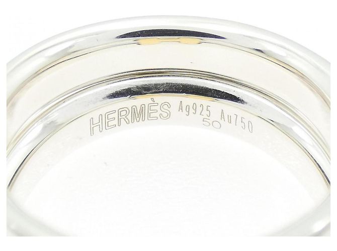 Ring Anello Olympe Hermès Argento - vista 3