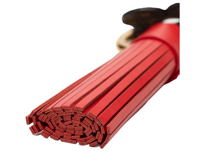 Portachiavi con frangia Fetish Monogram Bijou di Louis Vuitton Marrone Rosso - vista 3