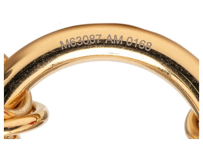 Portachiavi con frangia Fetish Monogram Bijou di Louis Vuitton Marrone Rosso - vista 4