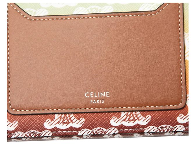 Céline Celine Triomphe Horizontale Handtasche Braun Mehrfarben - Ansicht 4