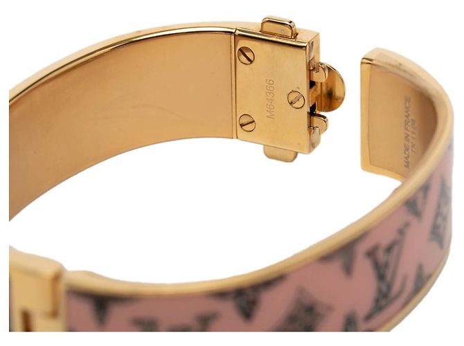 Bracciale Charm LV Confidential PM Louis Vuitton Multicolore D'oro - vista 4