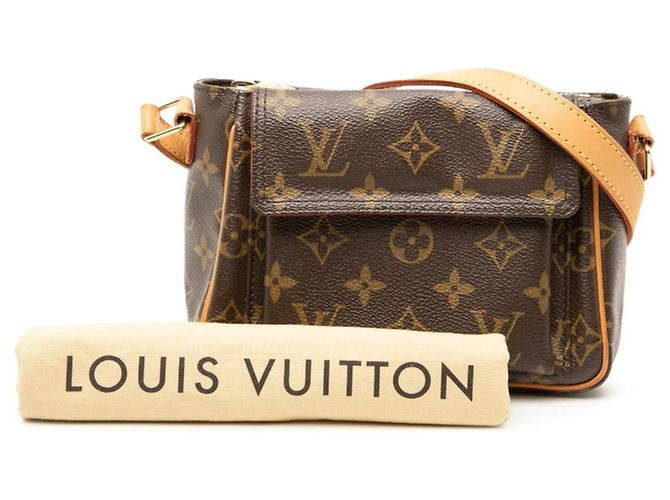 Borsa a tracolla Louis Vuitton Monogram Vivacite PM Marrone - vista 7