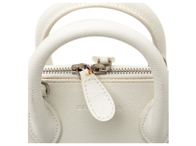 Borsa Balenciaga Ville Top Handle XXS Bianco - vista 4