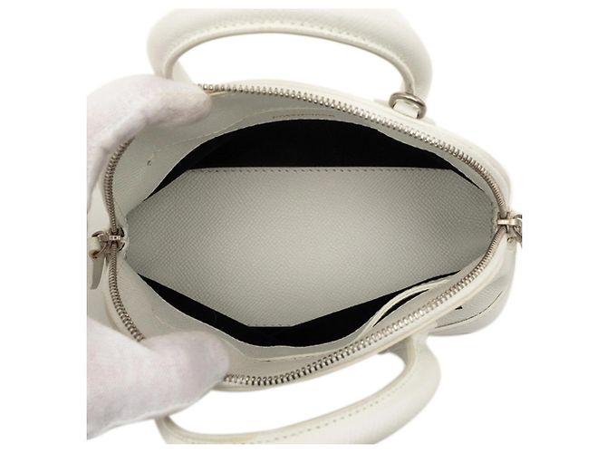 Borsa Balenciaga Ville Top Handle XXS Bianco - vista 5