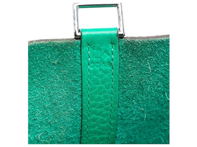 Hermès Picotin Lock 18 in Clemence verde - vista 6