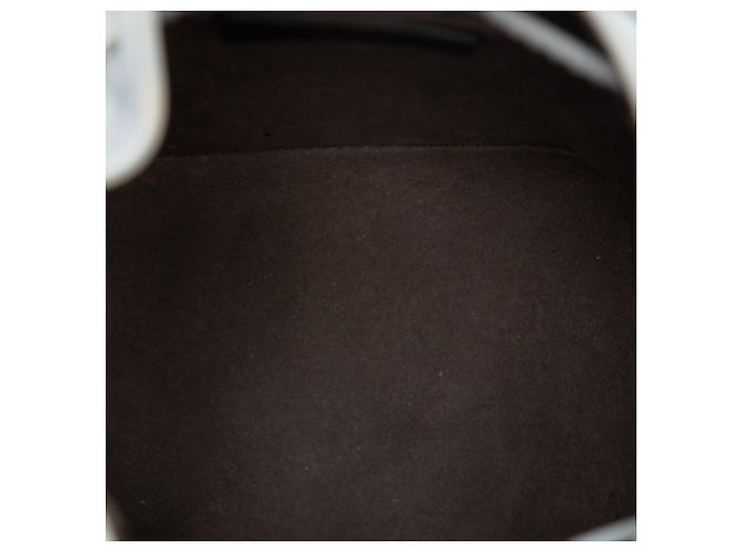 Borsa a secchiello Mon Tresor Mini in pelle grigia perla Fendi Marrone Grigio - vista 4