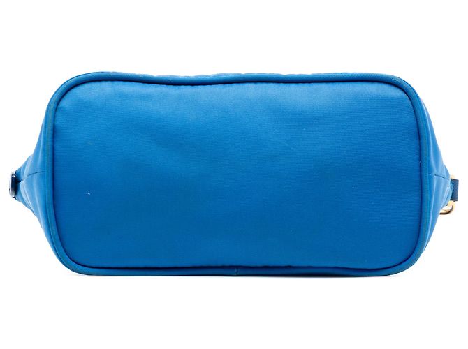 Pochette Tessuto Blu Prada - vista 3