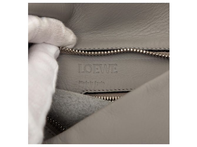 LOEWE Graue Leder Anagram Shopper Tasche Braun - Ansicht 5