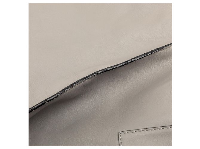 LOEWE Graue Leder Anagram Shopper Tasche Braun - Ansicht 7