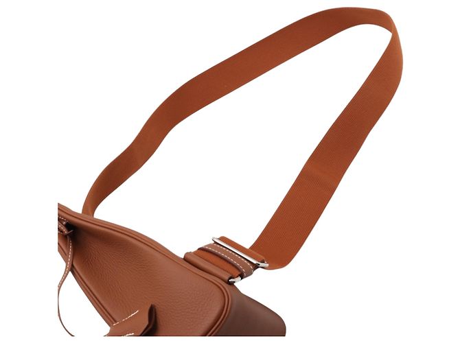 Hermès Zaino PM Kelly Hac in Togo Marrone - vista 10
