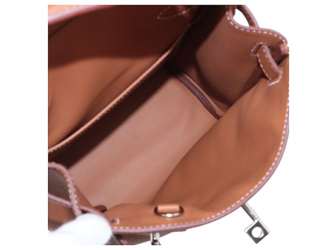 Hermès Zaino PM Kelly Hac in Togo Marrone - vista 3