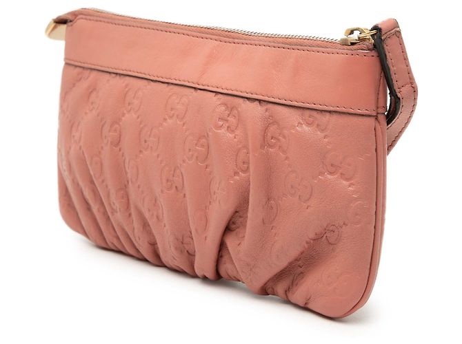 Guccissima rosa Gucci Handgelenk-Clutch Pink - Ansicht 2