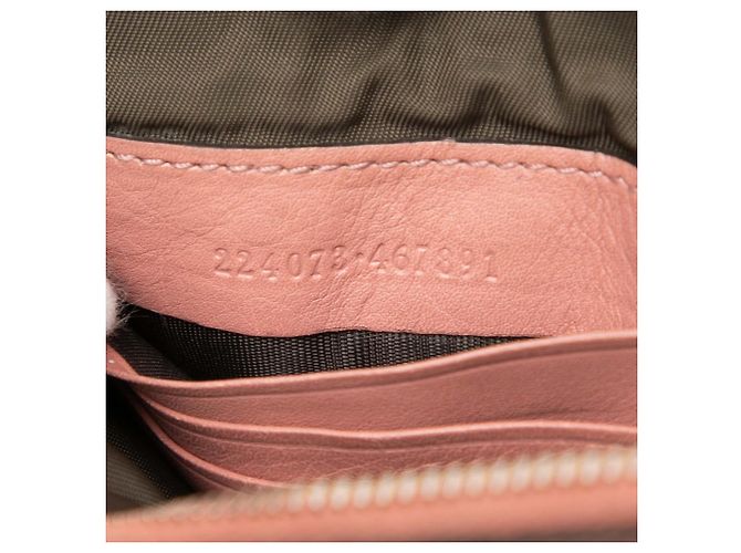 Guccissima rosa Gucci Handgelenk-Clutch Pink - Ansicht 6