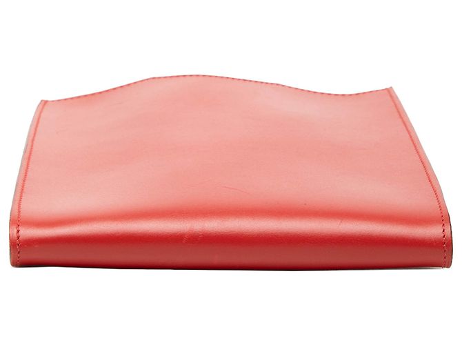 Hermès Caixa Vermelha Couro Onimaitou Vermelho - vista 3