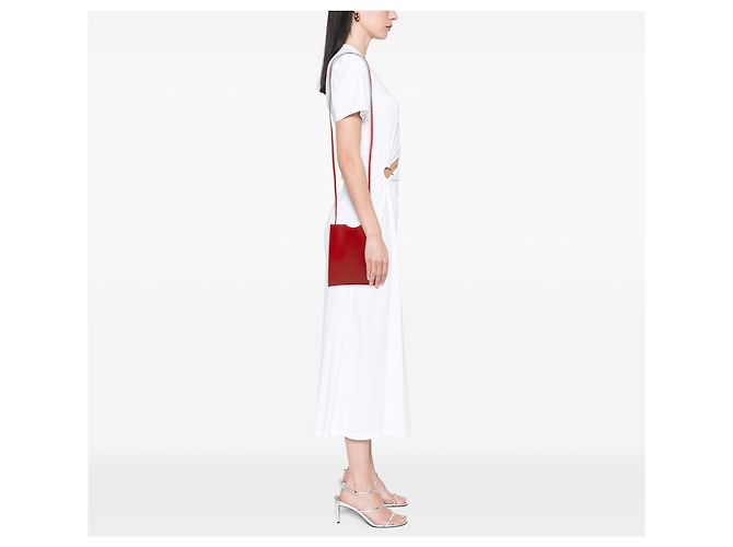 Hermès Caixa Vermelha Couro Onimaitou Vermelho - vista 6