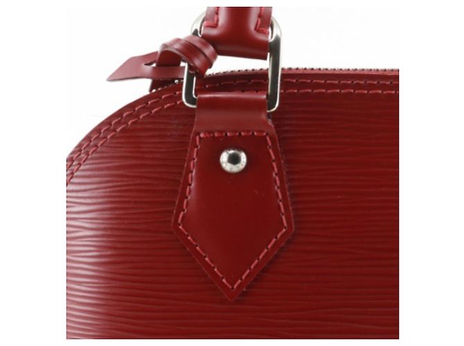 Louis Vuitton Alma BB in Epi Rosso - vista 19