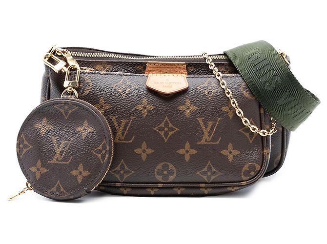 Louis Vuitton Marrone Monogram Multi Pochette Accessori - vista 8