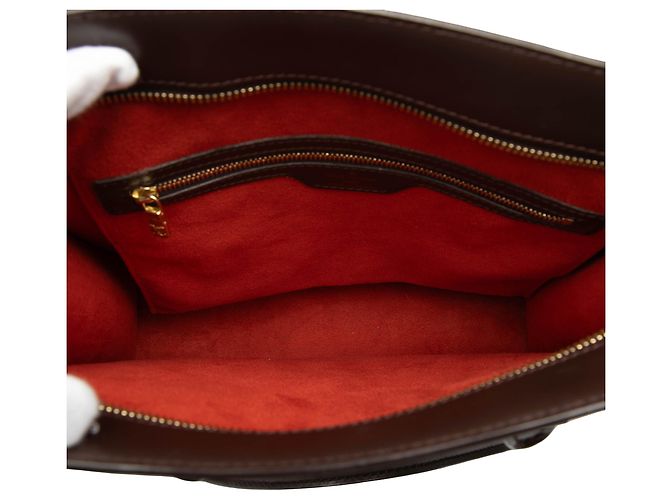 Sac Plat Venice Damier Ebene Marrone Louis Vuitton - vista 4