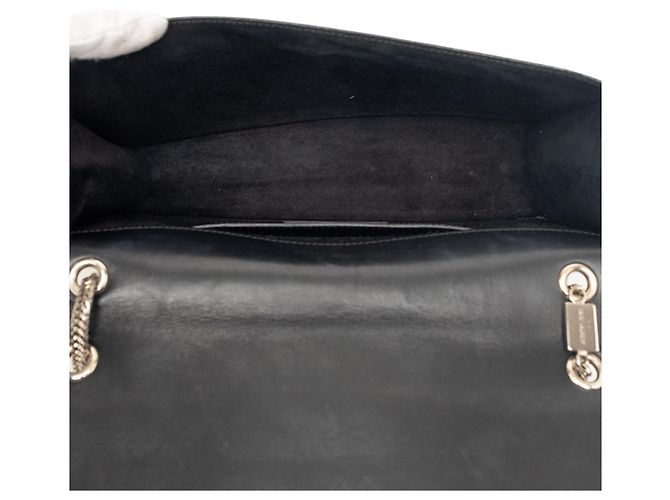 Borsa a spalla Betty in pelle nera con borchie medie di Saint Laurent Nero - vista 4