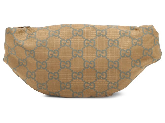 Belt bag in nylon ripstop GG marrone di Gucci - vista 2