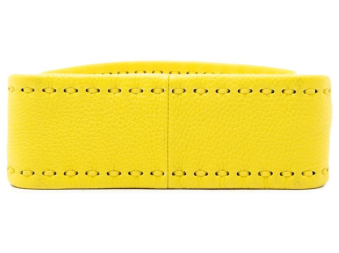 Borsa Fendi Fendessence Mini Cuoio Romano Gialla Selleria Giallo - vista 3