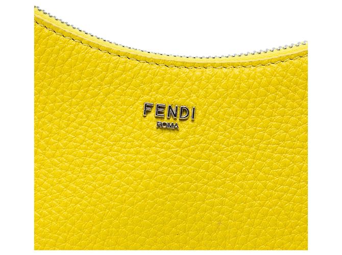 Borsa Fendi Fendessence Mini Cuoio Romano Gialla Selleria Giallo - vista 6