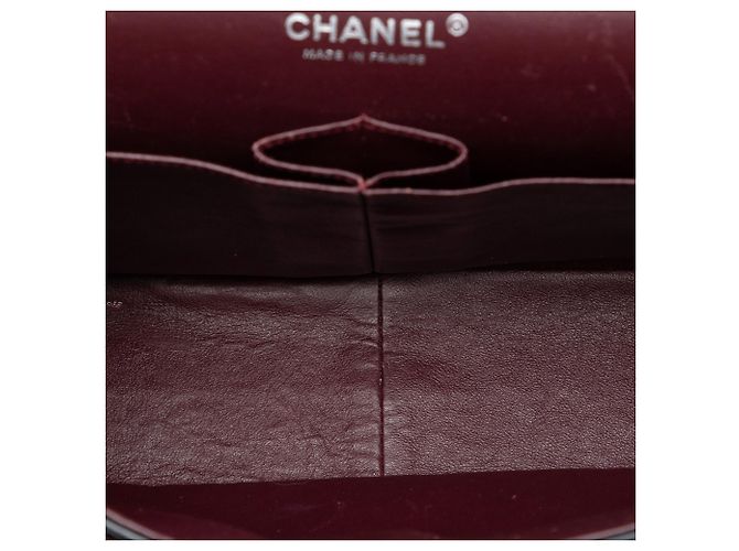 Chanel Nero Jumbo Classico in Pelle di Agnello Doppio Flap - vista 4