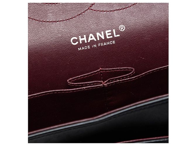 Chanel Nero Jumbo Classico in Pelle di Agnello Doppio Flap - vista 5